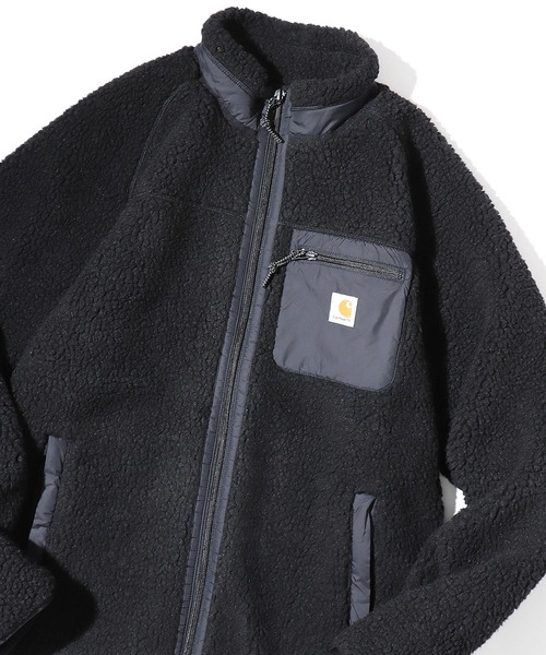 Carhartt WIP（カーハートダブリューアイピー）の「Carhartt WIP/カーハートダブリューアイピー Prentis Liner ボアジャケット（ブルゾン・メンズ・ブラウン/ブラック・S/M/L/XS/XL）」の4枚目の写真