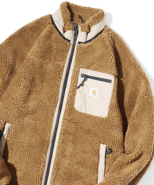 Carhartt WIP（カーハートダブリューアイピー）の「Carhartt WIP/カーハートダブリューアイピー Prentis Liner ボアジャケット（ブルゾン・メンズ・ブラウン/ブラック・S/M/L/XS/XL）」の7枚目の写真