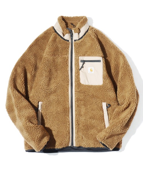 Carhartt WIP（カーハートダブリューアイピー）の「Carhartt WIP/カーハートダブリューアイピー Prentis Liner ボアジャケット（ブルゾン・メンズ・ブラウン/ブラック・S/M/L/XS/XL）」の20枚目の写真