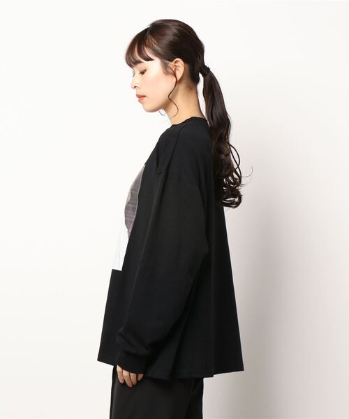 Dita（ディータ）の「デザインプルオーバールーズロンTee（Tシャツ/カットソー・レディース・ホワイト/ブラック・FREE）」の12枚目の写真
