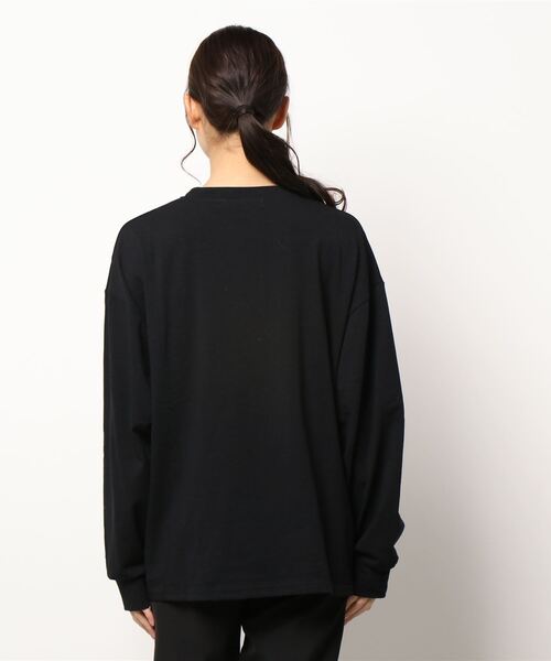 Dita（ディータ）の「デザインプルオーバールーズロンTee（Tシャツ/カットソー・レディース・ホワイト/ブラック・FREE）」の6枚目の写真