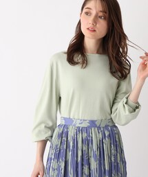 index | キュプラ混パールスリーブニット【WEB限定サイズ】(ニット/セーター)