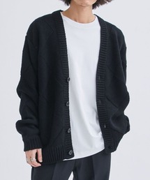 PANEL WOVEN CARDIGAN
