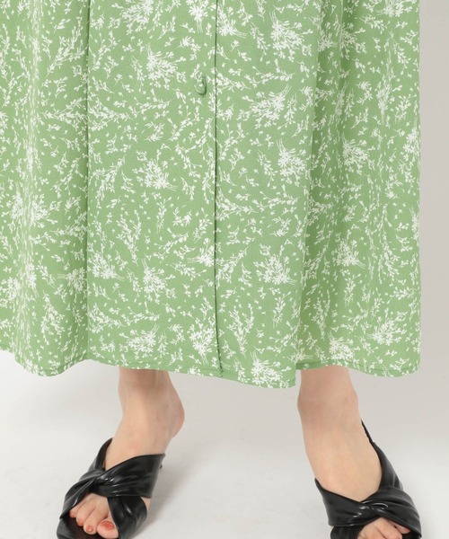 mysty woman（ミスティウーマン）の「袖コンシャスエンパイアワンピ 275295（ワンピース・レディース・アイボリー/グリーン系その他/ブラック/ブラック系/ベージュ/グリーン・FREE）」の21枚目の写真