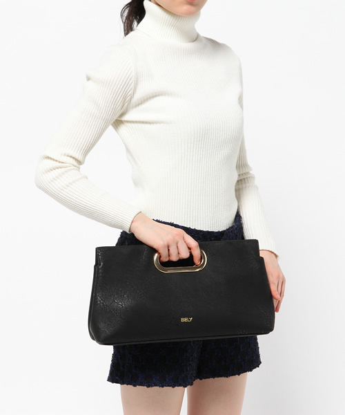 WHO'S WHO gallery（フーズフーギャラリー）の「【BELY】バレッタクラッチバッグ（クラッチバッグ・レディース・ブラック/レッド・FREE）」の11枚目の写真