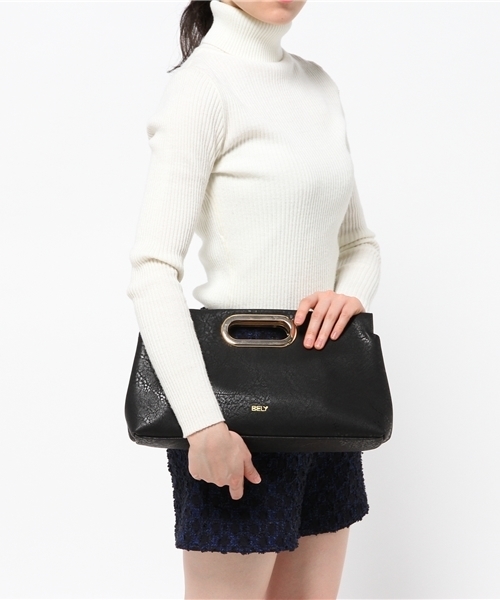 WHO'S WHO gallery（フーズフーギャラリー）の「【BELY】バレッタクラッチバッグ（クラッチバッグ・レディース・ブラック/レッド・FREE）」の12枚目の写真