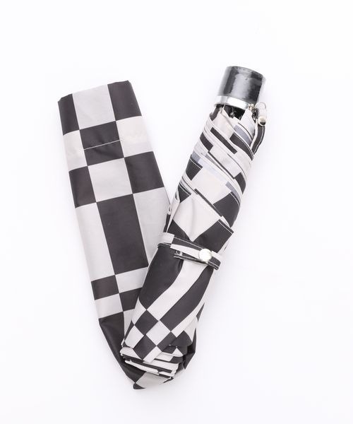 JEANASIS（ジーナシス）の「アソートガラオリタタミカサ（折りたたみ傘・レディース・ホワイト系その他/ブラック系その他/ブルー系その他/ゼブラ・FREE）」の7枚目の写真