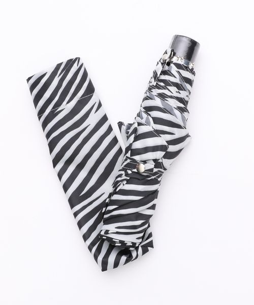 JEANASIS（ジーナシス）の「アソートガラオリタタミカサ（折りたたみ傘・レディース・ホワイト系その他/ブラック系その他/ブルー系その他/ゼブラ・FREE）」の9枚目の写真