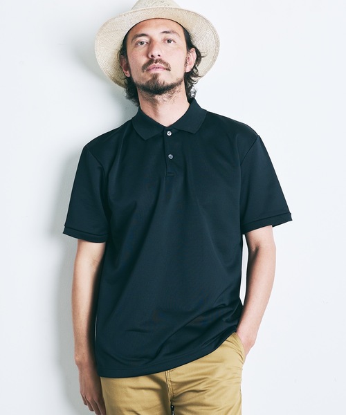 Magine（マージン）の「T/C COMPACT SWEAT POLO S/S:コンパクト スウェット 半袖 ポロシャツ 22SS（ポロシャツ・メンズ・ホワイト/ブラック/ネイビー/オリーブ・44/46/48）」の10枚目の写真