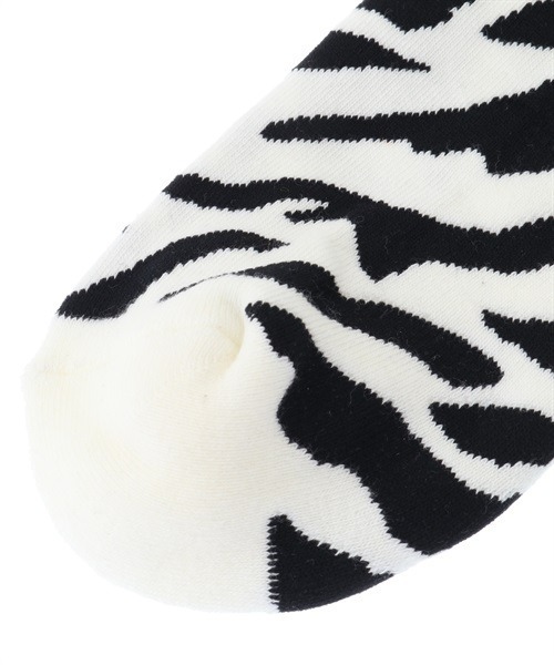 Candy Stripper（キャンディストリッパー）の「CANDY ZEBRA ソックス（ソックス/靴下・レディース・オフホワイト/グリーン/ラベンダー・FREE）」の7枚目の写真