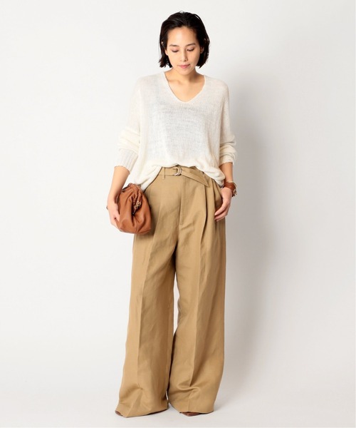 AP STUDIO（エーピーストゥディオ）の「*【BRENTELLA/ブレンテッラ】 クラッチバッグ（クラッチバッグ・レディース・キャメル・FREE）」の14枚目の写真