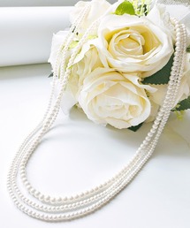 DRESS STAR | パールネックレス ネックレス レディース ロング(ネックレス)