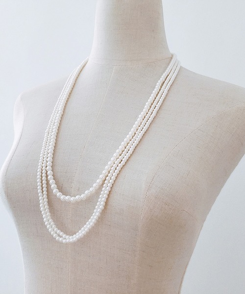 DRESS STAR（ドレス スター）の「パールネックレス ネックレス レディース ロング（ネックレス・レディース・ホワイト・フリー）」の11枚目の写真