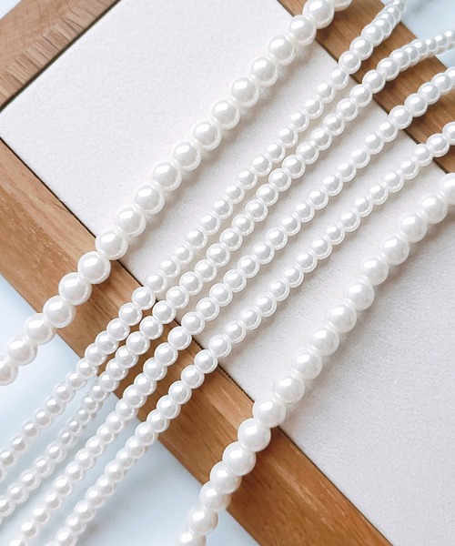 DRESS STAR（ドレス スター）の「パールネックレス ネックレス レディース ロング（ネックレス・レディース・ホワイト・フリー）」の12枚目の写真