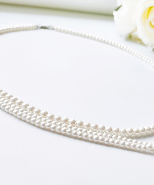 dress a dressパール ネックレス ドレスプラス DRESS+ ネックレス パーティーアクセサリー パール