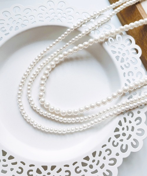 DRESS STAR（ドレス スター）の「パールネックレス ネックレス レディース ロング（ネックレス・レディース・ホワイト・フリー）」の18枚目の写真