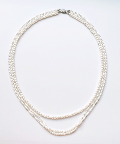 DRESS STAR（ドレス スター）の「パールネックレス ネックレス レディース ロング（ネックレス・レディース・ホワイト・フリー）」の20枚目の写真