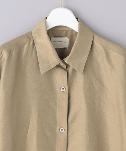 UNITED ARROWS - ユナイテッドアローズ　LI/LY/SI NALYA シャツ リネンシルクシャツ UNITED ARROWS - ユナイテッドアローズ LI/LY/SI NALYA シャツ