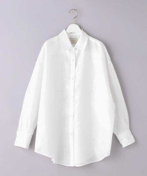 ユナイテッドアローズ　LI/LY/SI NALYA シャツ リネンシルクシャツ UNITED ARROWS - ユナイテッドアローズ LI/LY/SI NALYA シャツ リネン