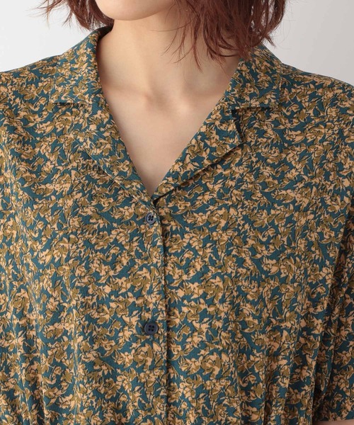 GLOBAL WORK（グローバルワーク）の「柄開襟シャツワンピース/274376（シャツワンピース・レディース・その他/ブラック系その他/ブラック系その他2・FREE）」の21枚目の写真