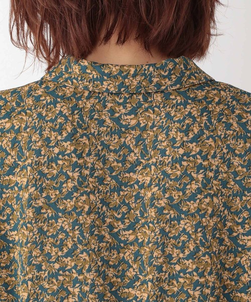 GLOBAL WORK（グローバルワーク）の「柄開襟シャツワンピース/274376（シャツワンピース・レディース・その他/ブラック系その他/ブラック系その他2・FREE）」の12枚目の写真