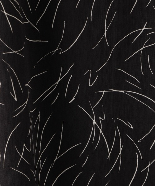 GLOBAL WORK（グローバルワーク）の「柄開襟シャツワンピース/274376（シャツワンピース・レディース・その他/ブラック系その他/ブラック系その他2・FREE）」の8枚目の写真