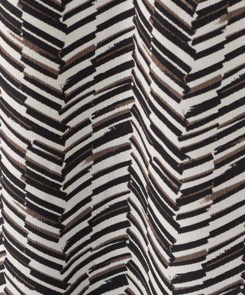 GLOBAL WORK（グローバルワーク）の「柄開襟シャツワンピース/274376（シャツワンピース・レディース・その他/ブラック系その他/ブラック系その他2・FREE）」の19枚目の写真