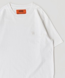 【UNIVERSAL OVERALL】EMBROIDERY TEE / ワンポイント刺繍半袖Tシャツ
