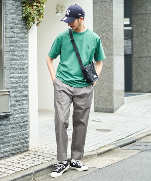 UNIVERSAL OVERALL(ユニバーサルオーバーオール)の「【UNIVERSAL OVERALL】EMBROIDERY TEE / ワンポイント刺繍半袖Tシャツ(Tシャツ/カットソー・メンズ・ブラック/グレー/グリーン/ネイビー/ホワイト・X-LARGE/MEDIUM/LARGE/SMALL)」の18枚目の写真