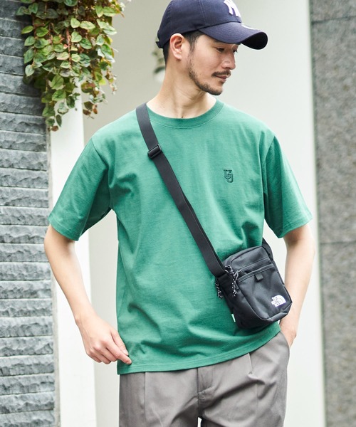 UNIVERSAL OVERALL(ユニバーサルオーバーオール)の「【UNIVERSAL OVERALL】EMBROIDERY TEE / ワンポイント刺繍半袖Tシャツ(Tシャツ/カットソー・メンズ・ブラック/グレー/グリーン/ネイビー/ホワイト・X-LARGE/MEDIUM/LARGE/SMALL)」の20枚目の写真