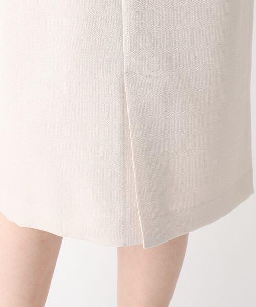 index（インデックス）の「◆スラブオックスタイトスカート【WEB限定サイズ】（スカート・レディース・ライトグレー/ライトオレンジ系/ネイビー・36/38/40/42）」の8枚目の写真