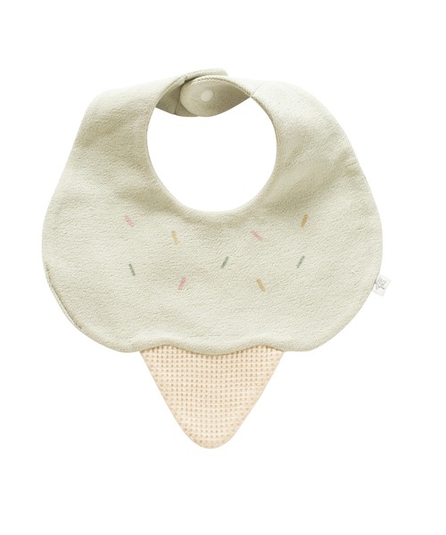 mocmof（モクモフ）の「アイスクリームスタイ（スタイ/よだれかけ