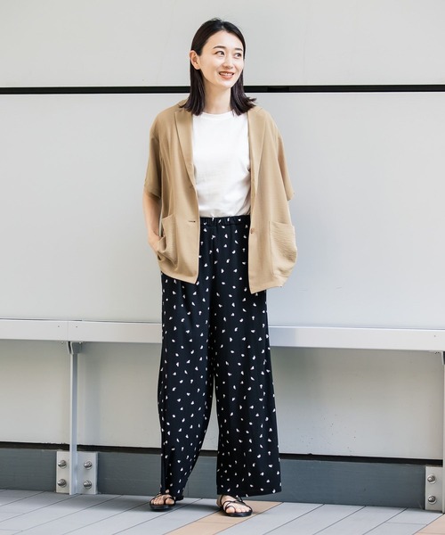 LEPSIM（レプシィム）の「フレンチスリーブプルオーバー　281813（Tシャツ/カットソー・レディース・ブラウン/オフホワイト/ブラック・FREE）」の18枚目の写真