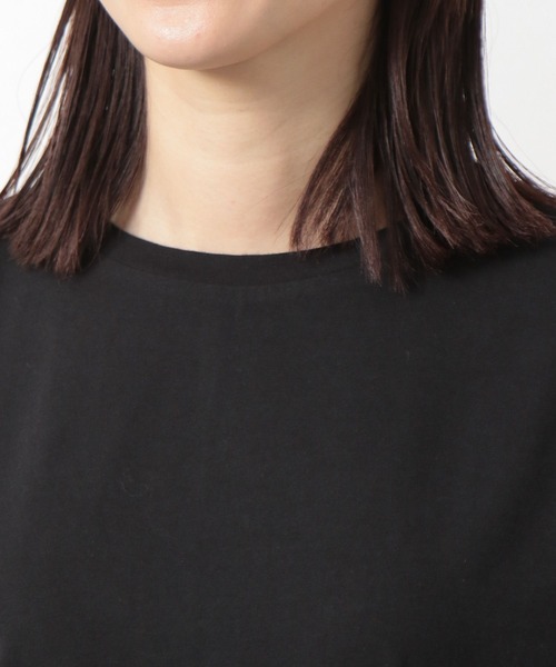 LEPSIM（レプシィム）の「フレンチスリーブプルオーバー　281813（Tシャツ/カットソー・レディース・ブラウン/オフホワイト/ブラック・FREE）」の7枚目の写真