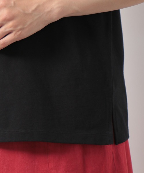 LEPSIM（レプシィム）の「フレンチスリーブプルオーバー　281813（Tシャツ/カットソー・レディース・ブラウン/オフホワイト/ブラック・FREE）」の12枚目の写真