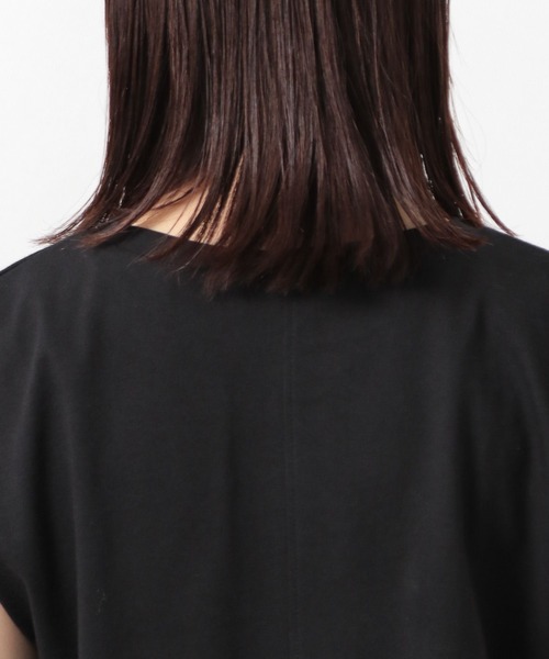 LEPSIM（レプシィム）の「フレンチスリーブプルオーバー　281813（Tシャツ/カットソー・レディース・ブラウン/オフホワイト/ブラック・FREE）」の10枚目の写真