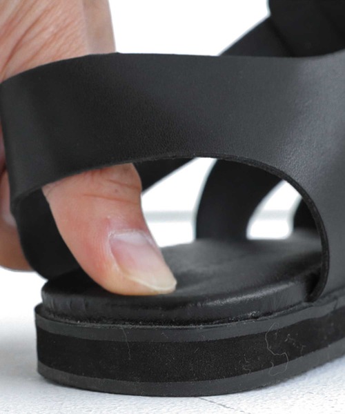 antiqua(アンティカ)の「グルカサンダル(サンダル・レディース・ブラック・LL/S/M/L)」の9枚目の写真