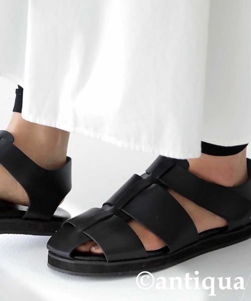 antiqua(アンティカ)の「グルカサンダル(サンダル・レディース・ブラック・LL/S/M/L)」の13枚目の写真