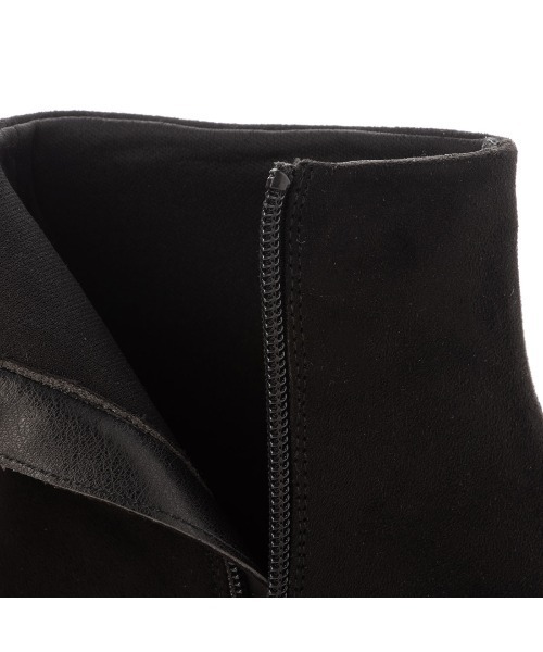 EVOL(イーボル)の「【EVOL】ソフトスクエアショートブーツ IT9920(ブーツ・レディース・ブラック系その他/アイボリー/ベージュ/ブラック/シルバー/モカ・S/M/L/LL)」の7枚目の写真