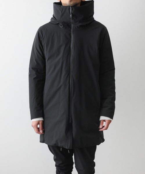 ATTACHMENT(アタッチメント)の「3レイヤー ライトタフタ フーデットダウンコート / 3LAYER LIGHT TAFFETA HOODED DOWN COAT(ダウンジャケット/コート・メンズ・グレー系その他/ブラック・1/2/3/4)」の21枚目の写真