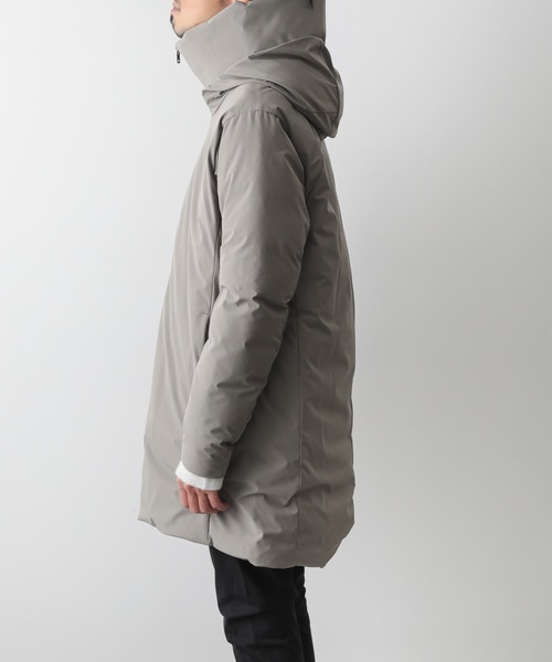 ATTACHMENT(アタッチメント)の「3レイヤー ライトタフタ フーデットダウンコート / 3LAYER LIGHT TAFFETA HOODED DOWN COAT(ダウンジャケット/コート・メンズ・グレー系その他/ブラック・1/2/3/4)」の16枚目の写真