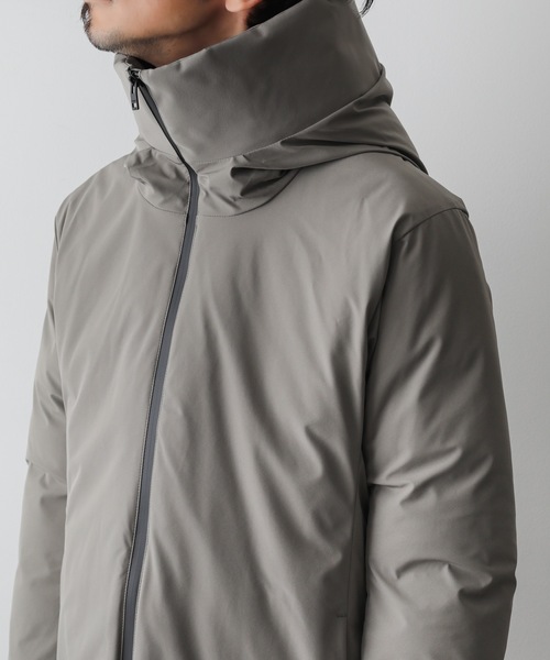 ATTACHMENT(アタッチメント)の「3レイヤー ライトタフタ フーデットダウンコート / 3LAYER LIGHT TAFFETA HOODED DOWN COAT(ダウンジャケット/コート・メンズ・グレー系その他/ブラック・1/2/3/4)」の18枚目の写真