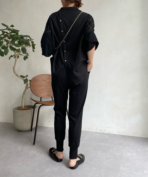 DouDou（ドゥドゥ）の「AW袖レーススキッパーブラウス（シャツ