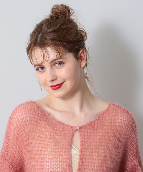 ME COUTURE（ミークチュール）の「2wayキッドモヘヤシアーニット  