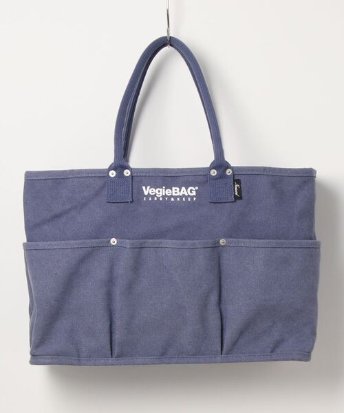 VegieBAG（ベジバッグ）の「【Nananoel / ナナノエル】  × VegieBAG オリジナルベジバッグ ラージ（トートバッグ・レディース・カーキ/ブルー/マスタード/ナチュラル/グレイッシュベージュ・FREE）」の5枚目の写真