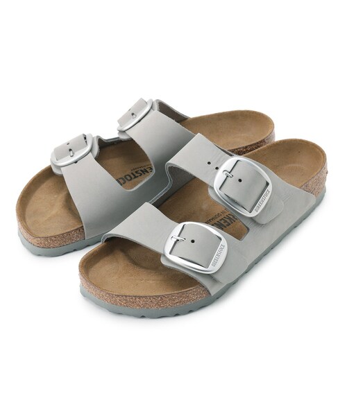 BIRKENSTOCK(ビルケンシュトック)の「【BIRKENSTOCK(ビルケンシュトック)】アリゾナ ビッグバックル ヌバックレザー(サンダル・レディース・グレー・30/40/45)」の3枚目の写真