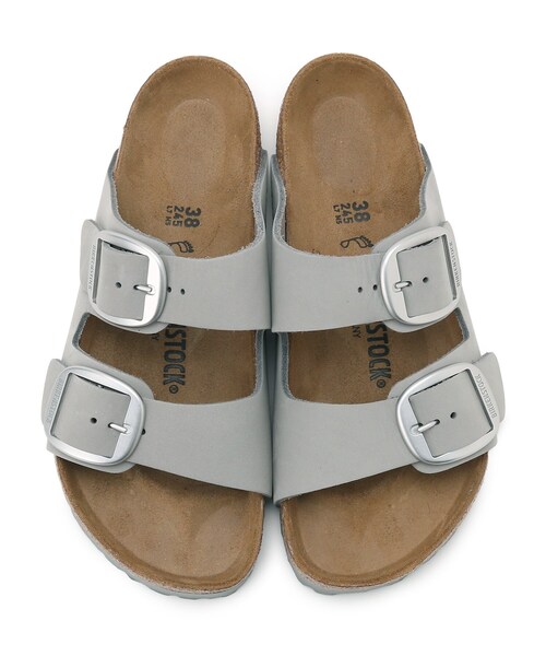 BIRKENSTOCK(ビルケンシュトック)の「【BIRKENSTOCK(ビルケンシュトック)】アリゾナ ビッグバックル ヌバックレザー(サンダル・レディース・グレー・30/40/45)」の6枚目の写真