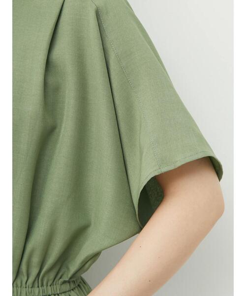 ELENCARE DUE(エレンカーレデュエ)の「・ELENCARE DUE ドルマンスリーブワンピース(ワンピース・レディース・ブラック/ベージュ/ライトカーキ・FREE)」の22枚目の写真