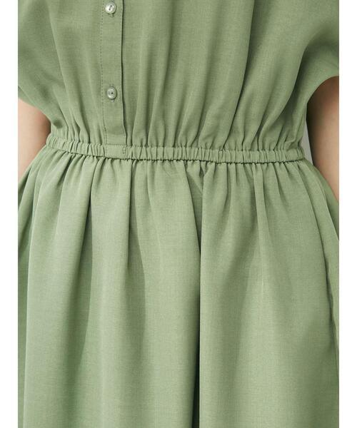 ELENCARE DUE(エレンカーレデュエ)の「・ELENCARE DUE ドルマンスリーブワンピース(ワンピース・レディース・ブラック/ベージュ/ライトカーキ・FREE)」の19枚目の写真