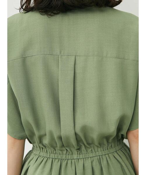 ELENCARE DUE(エレンカーレデュエ)の「・ELENCARE DUE ドルマンスリーブワンピース(ワンピース・レディース・ブラック/ベージュ/ライトカーキ・FREE)」の8枚目の写真